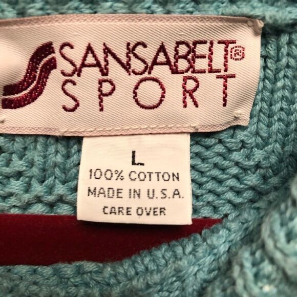 Vintage Sansabelt Patterned Grandpa Sweater - Picture 4 of 4